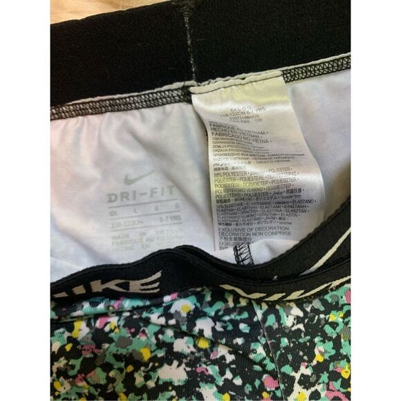 Nike Girls Dri-Fit Leggings Size 6X “paint splatter” - Picture 3 of 5